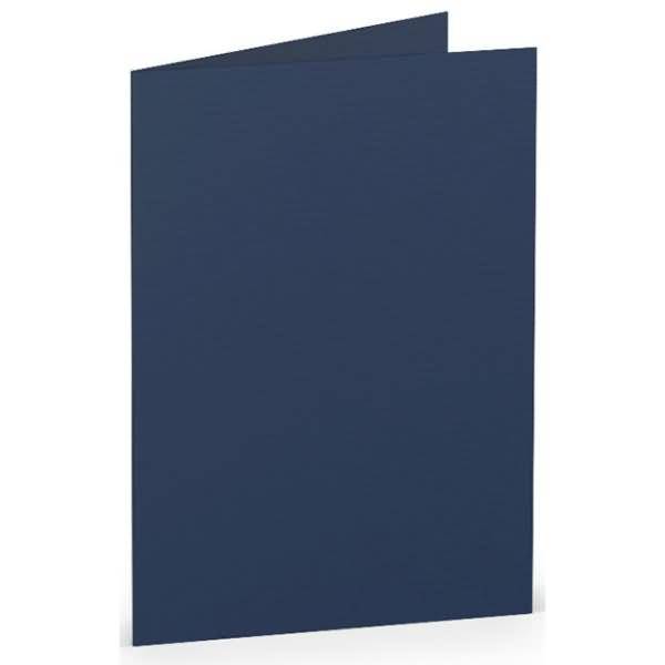 Doppelkarte A7 hoch VE=5 Stück Jeans