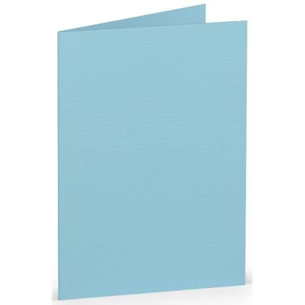 Doppelkarte A7 hoch VE=5 Stück Aqua