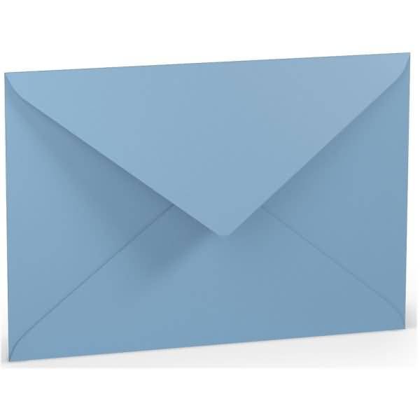 Briefumschläge C5 Seidenfutter Nassklebung VE=5 Stück Dunkelblau