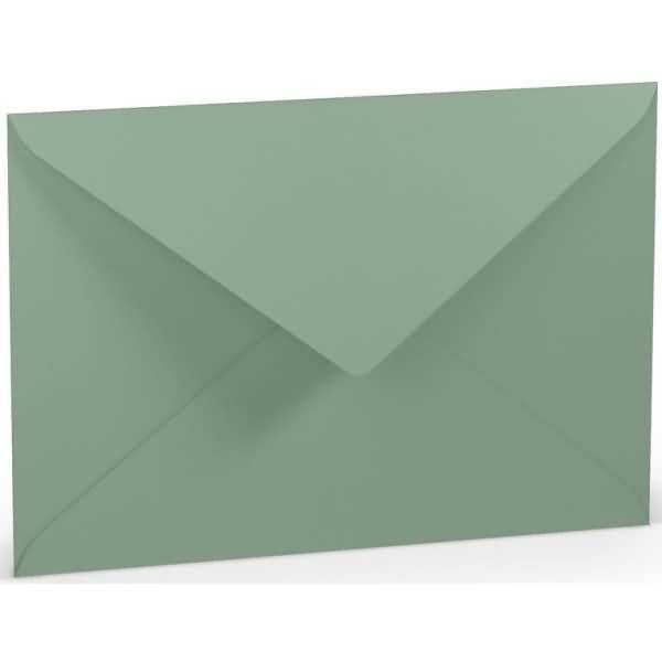 Briefumschläge C5 Seidenfutter Nassklebung VE=5 Stück Eucalyptus