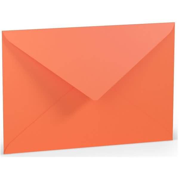 Briefumschläge C5 Seidenfutter Nassklebung VE=5 Stück Coral