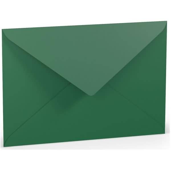 Briefumschläge C5 Seidenfutter Nassklebung VE=5 Stück Tannengrün