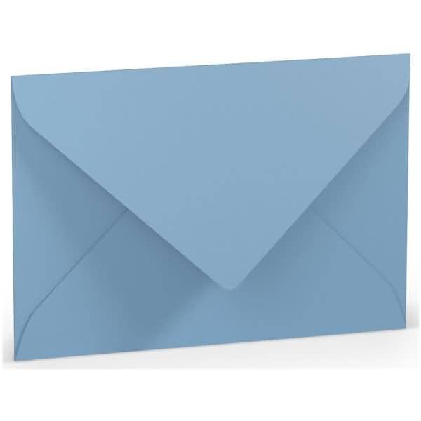 Briefumschläge B6 Seidenfutter Nassklebung VE=5 Stück Dunkelblau