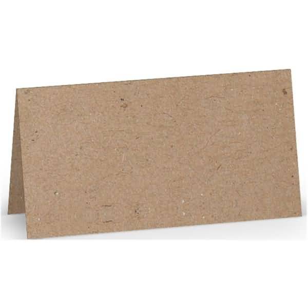 Tischkarten 10x10cm VE=5 Stück Kraft