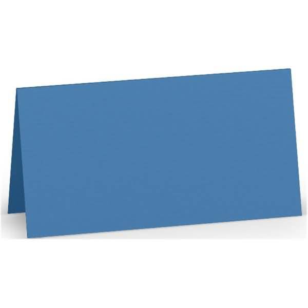 Tischkarten 10x10cm VE=5 Stück Stahlblau