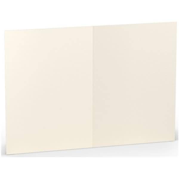 Doppelkarte A6 hoch VE=5 Stück Ivory