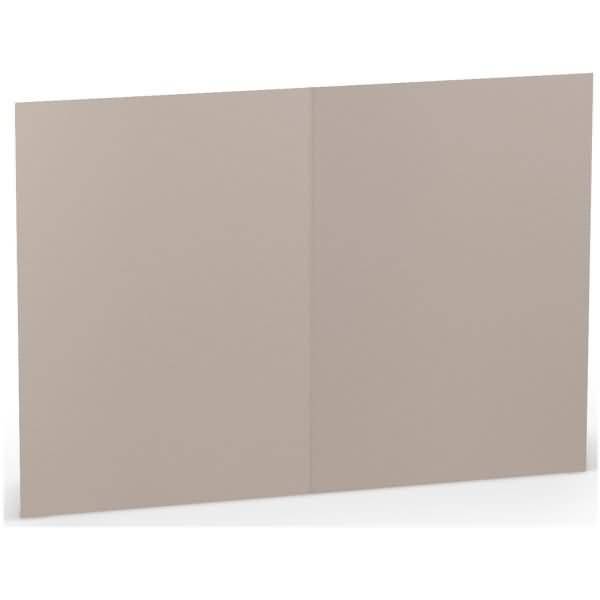 Doppelkarte A6 hoch VE=5 Stück Taupe