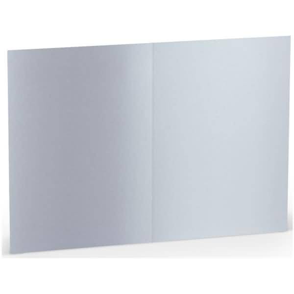 Doppelkarte A6 hoch VE=5 Stück marble white