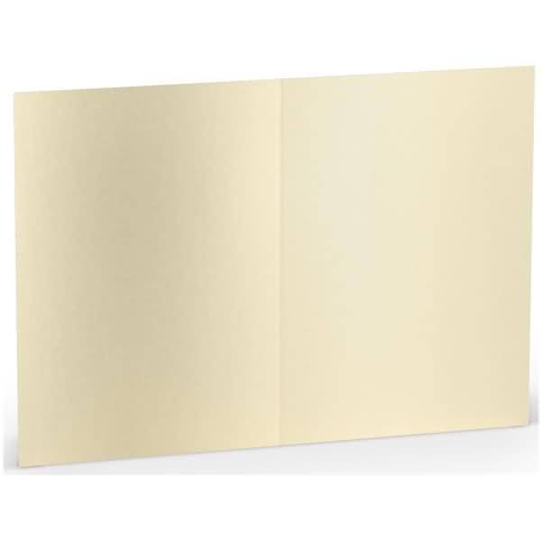 Doppelkarte A6 hoch VE=5 Stück candle light