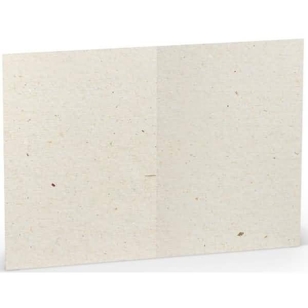 Doppelkarte A6 hoch VE=5 Stück Terra Vanilla
