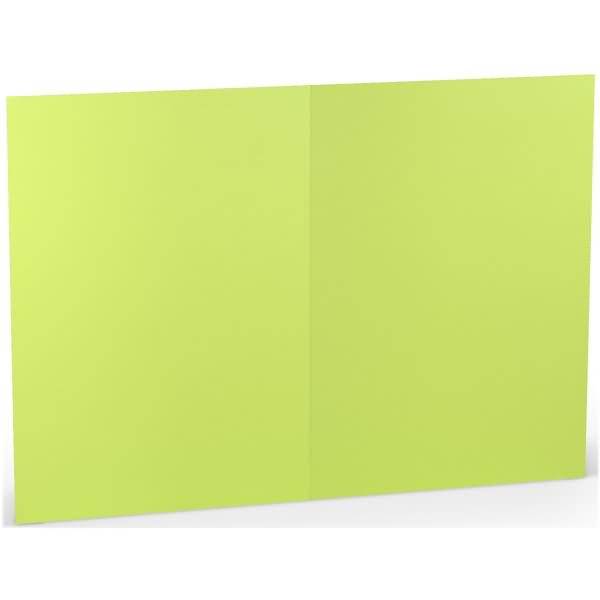 Doppelkarte A5 hoch VE=5 Stück Maigrün