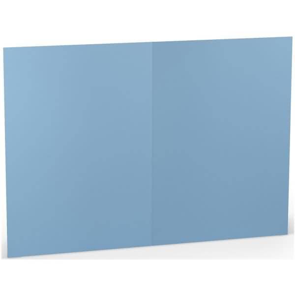 Doppelkarte A5 hoch VE=5 Stück Dunkelblau