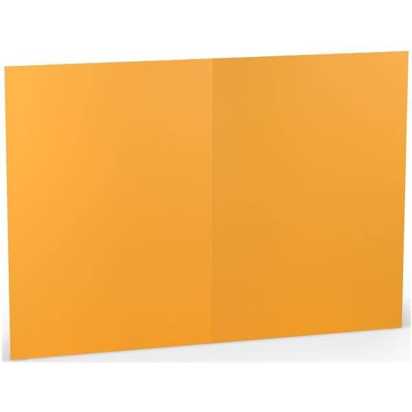 Doppelkarte A5 hoch VE=5 Stück Ocker