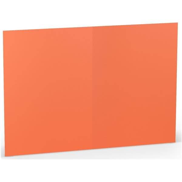 Doppelkarte B6 hoch VE=5 Stück Coral