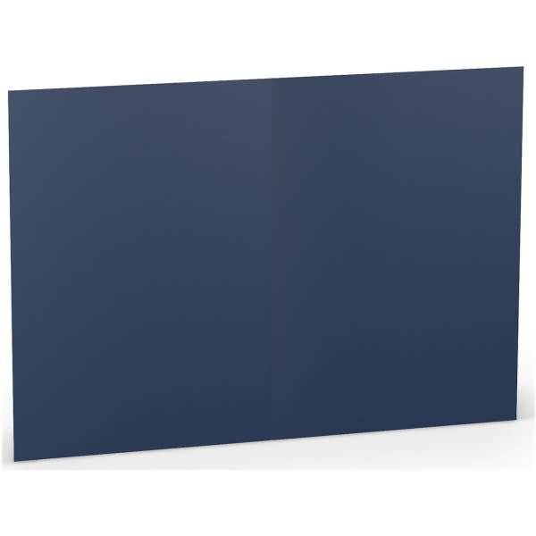 Doppelkarte B6 hoch VE=5 Stück Jeans