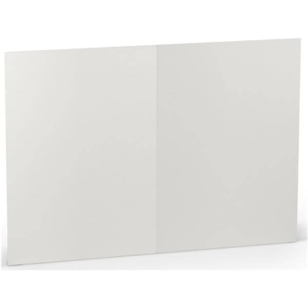 Doppelkarte B6 hoch VE=5 Stück Eisgrau