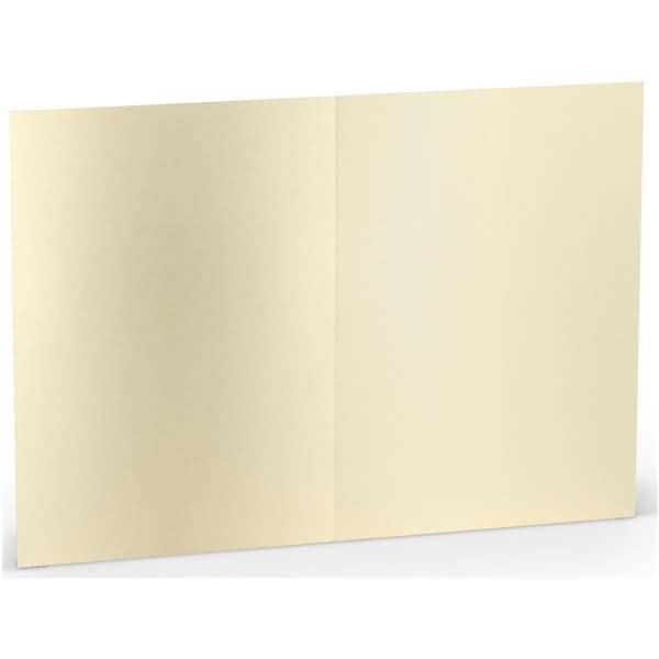 Doppelkarte B6 hoch VE=5 Stück candle light