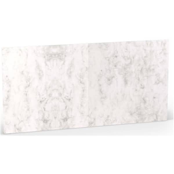 Doppelkarte 15,7x15,7cm VE=5 Stück Grau Marmora