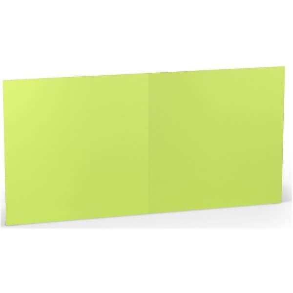 Doppelkarte 15,7x15,7cm VE=5 Stück Maigrün