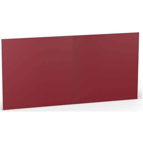 Doppelkarte 15,7x15,7cm VE=5 Stück Rosso