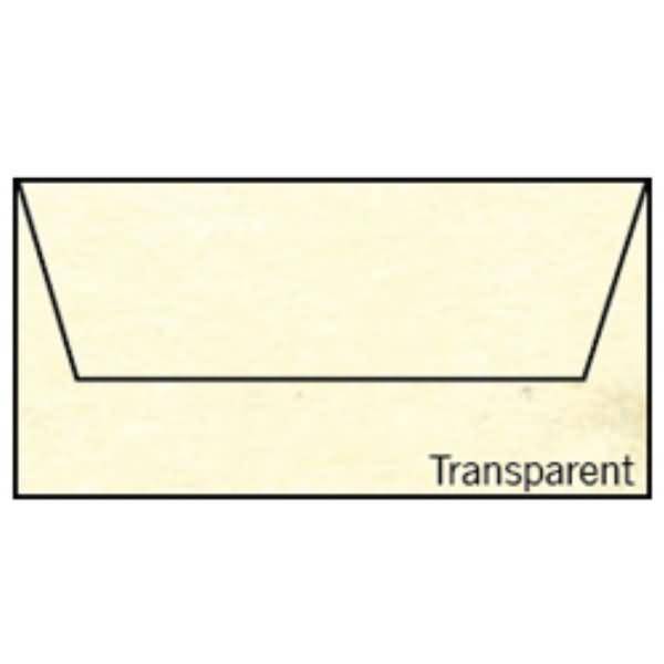Briefumschlag Fine Paper DL Nassklebung Transparent Marmora