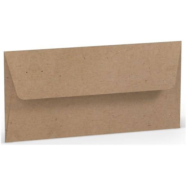 Briefumschlag DL Nassklebung Kraft