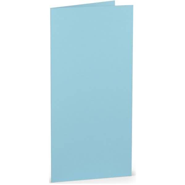 Doppelkarte DL hoch Aqua