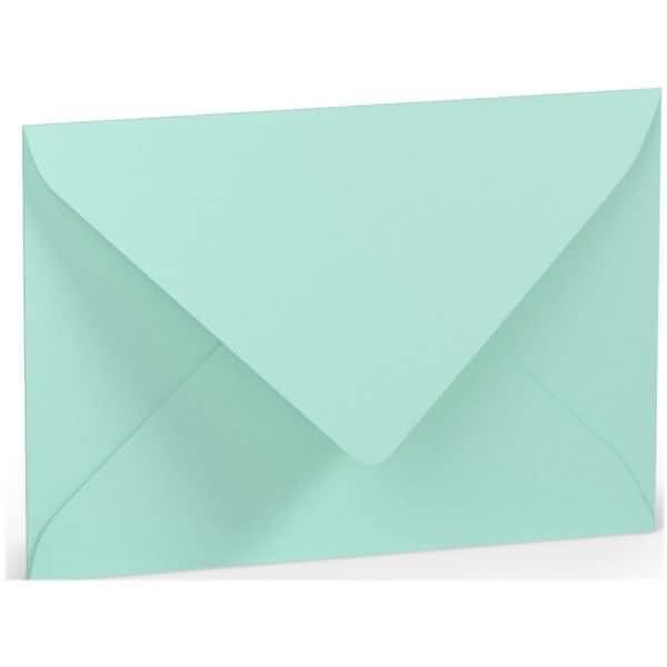 Briefumschlag C6 Nassklebung Seidenfutter Karibik