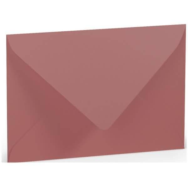 Briefumschlag C6 Nassklebung Seidenfutter Hortensia