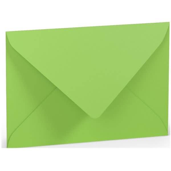 Briefumschlag C6 Nassklebung Seidenfutter Apple