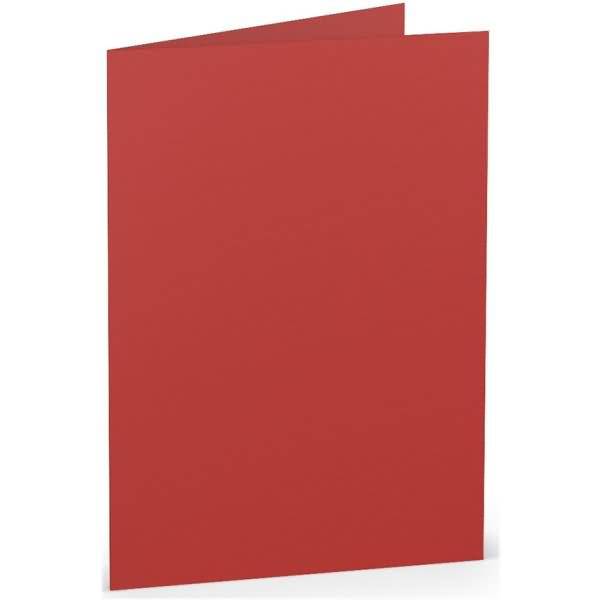 Doppelkarte A6 hoch Tomate