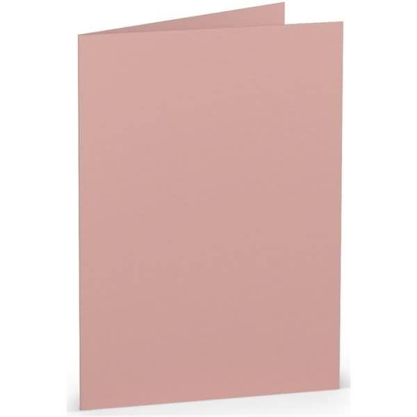 Doppelkarte A6 hoch Rose