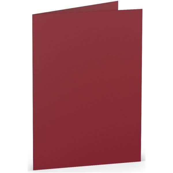 Doppelkarte A6 hoch Rosso