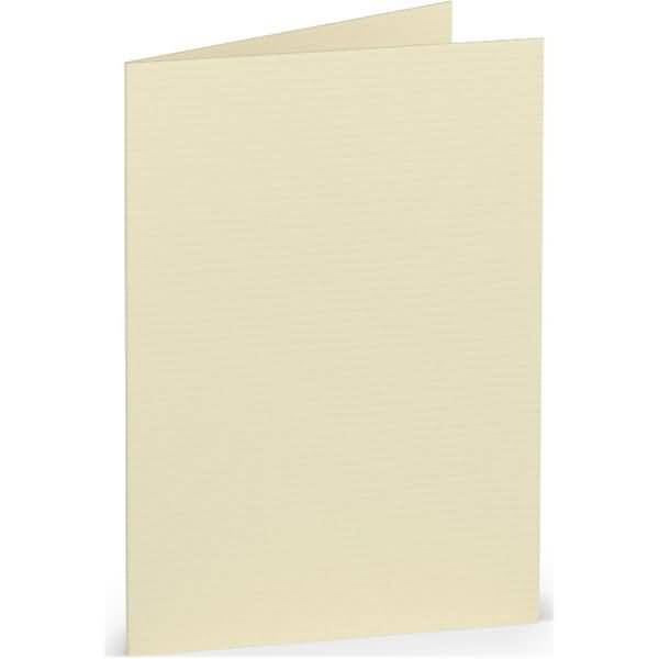 Doppelkarte A7 hoch Chamois