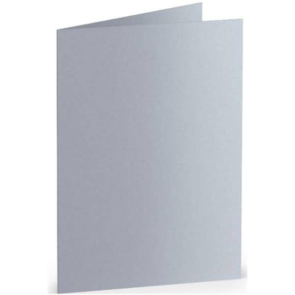 Doppelkarte A7 hoch Marble white