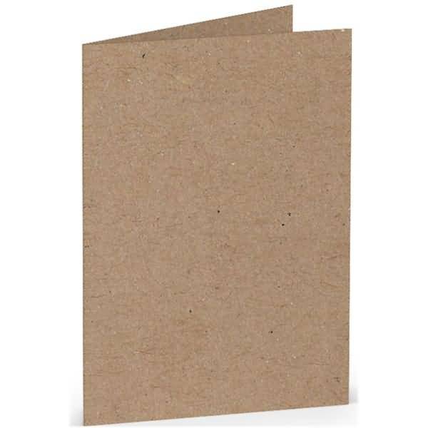 Doppelkarte A7 hoch Kraft
