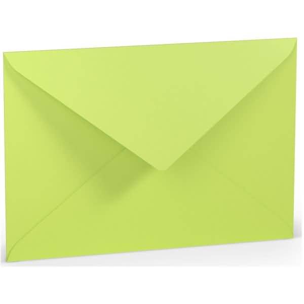 Briefumschläge C5 Seidenfutter Nassklebung VE=5 Stück Maigrün