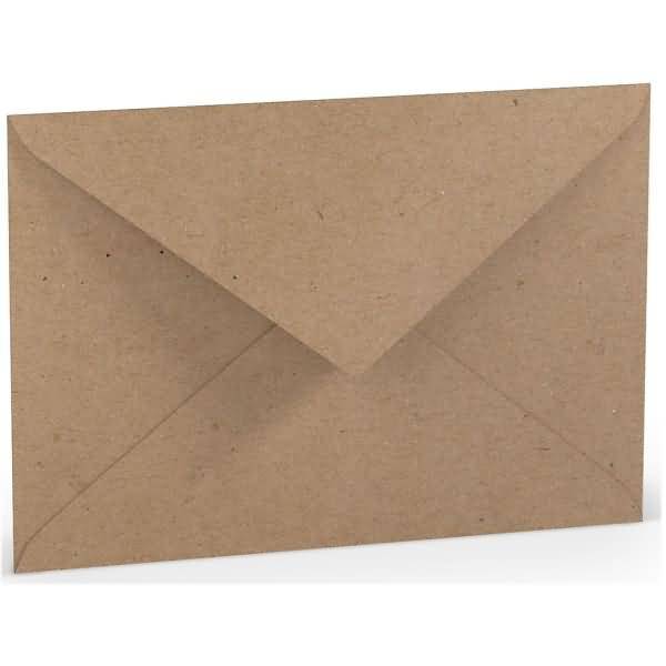 Briefumschläge C5 Nassklebung VE=5 Stück Kraft