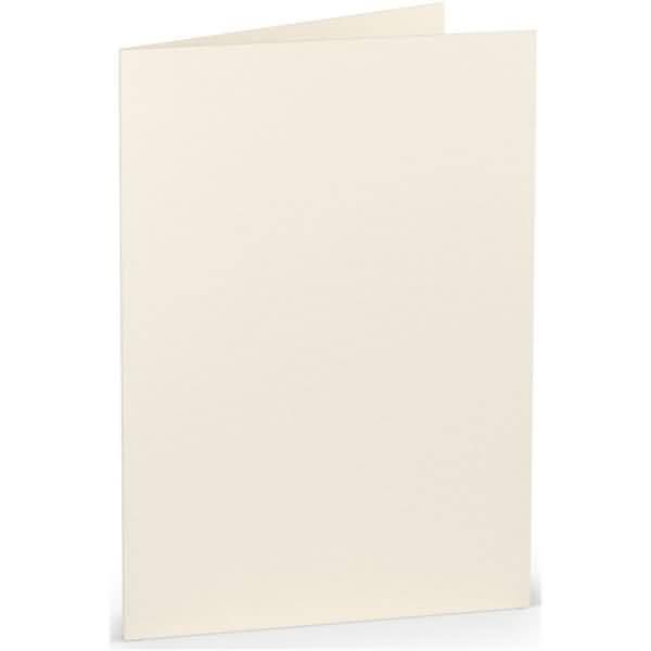 Doppelkarte B6 hoch Ivory