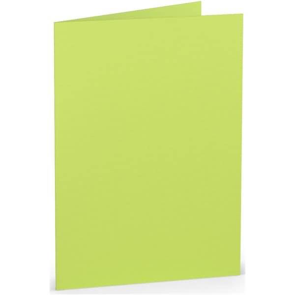 Doppelkarte B6 hoch Maigrün