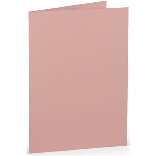 Doppelkarte B6 hoch Rose