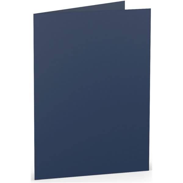 Doppelkarte B6 hoch Jeans