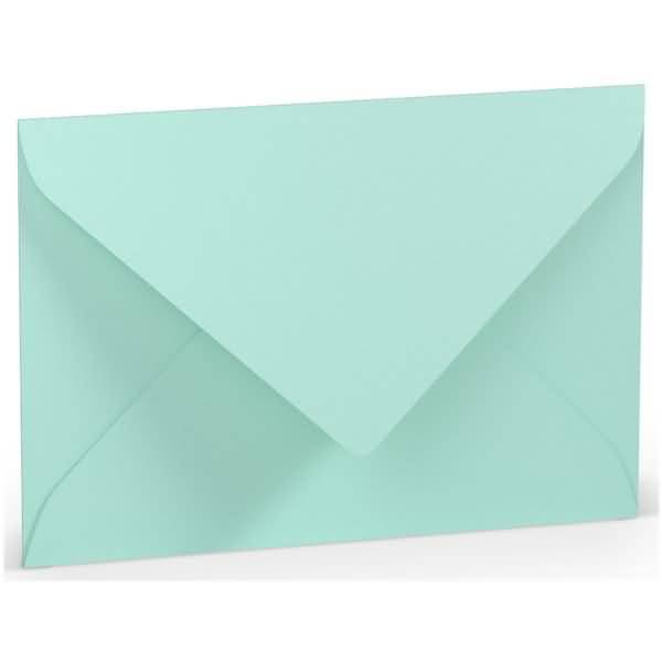 Briefumschlag B6 Nassklebung Seidenfutter Karibik