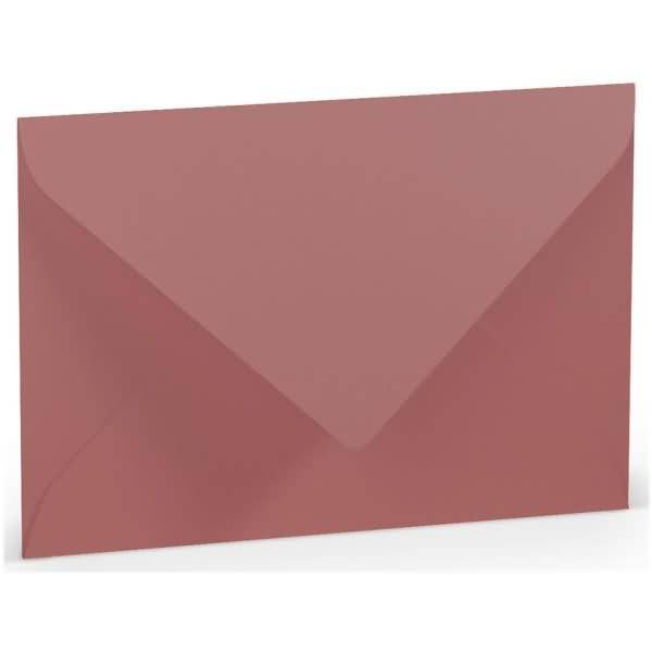 Briefumschlag B6 Nassklebung Seidenfutter Hortensia