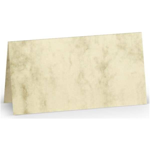 Tischkarte 10x10cm Chamois Marmora