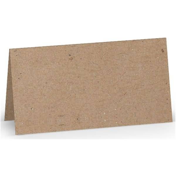 Tischkarte 10x10cm Kraft