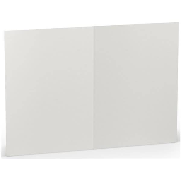 Doppelkarte A6 hoch VE=5 Stück Eisgrau