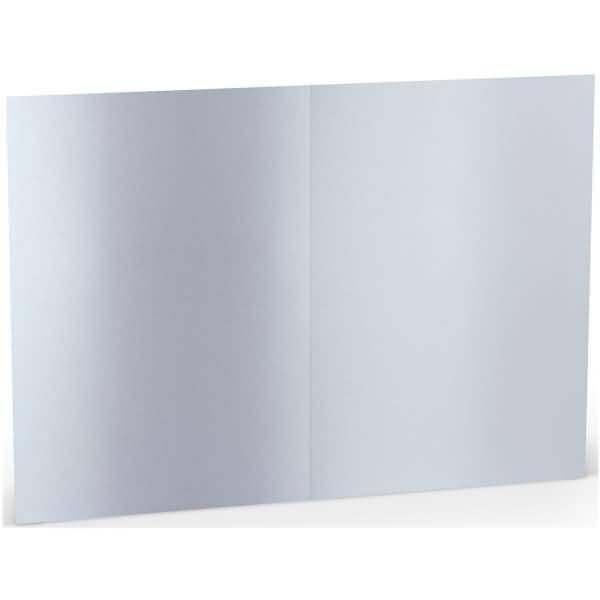 Doppelkarte A5 hoch Marble white