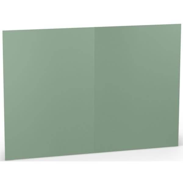 Doppelkarte A5 hoch Eucalyptus