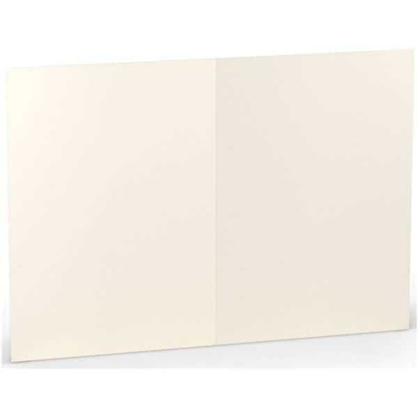 Doppelkarte B6 hoch Ivory